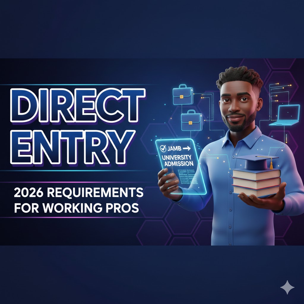 JAMB Direct Entry Requirements for Working Professionals 2026