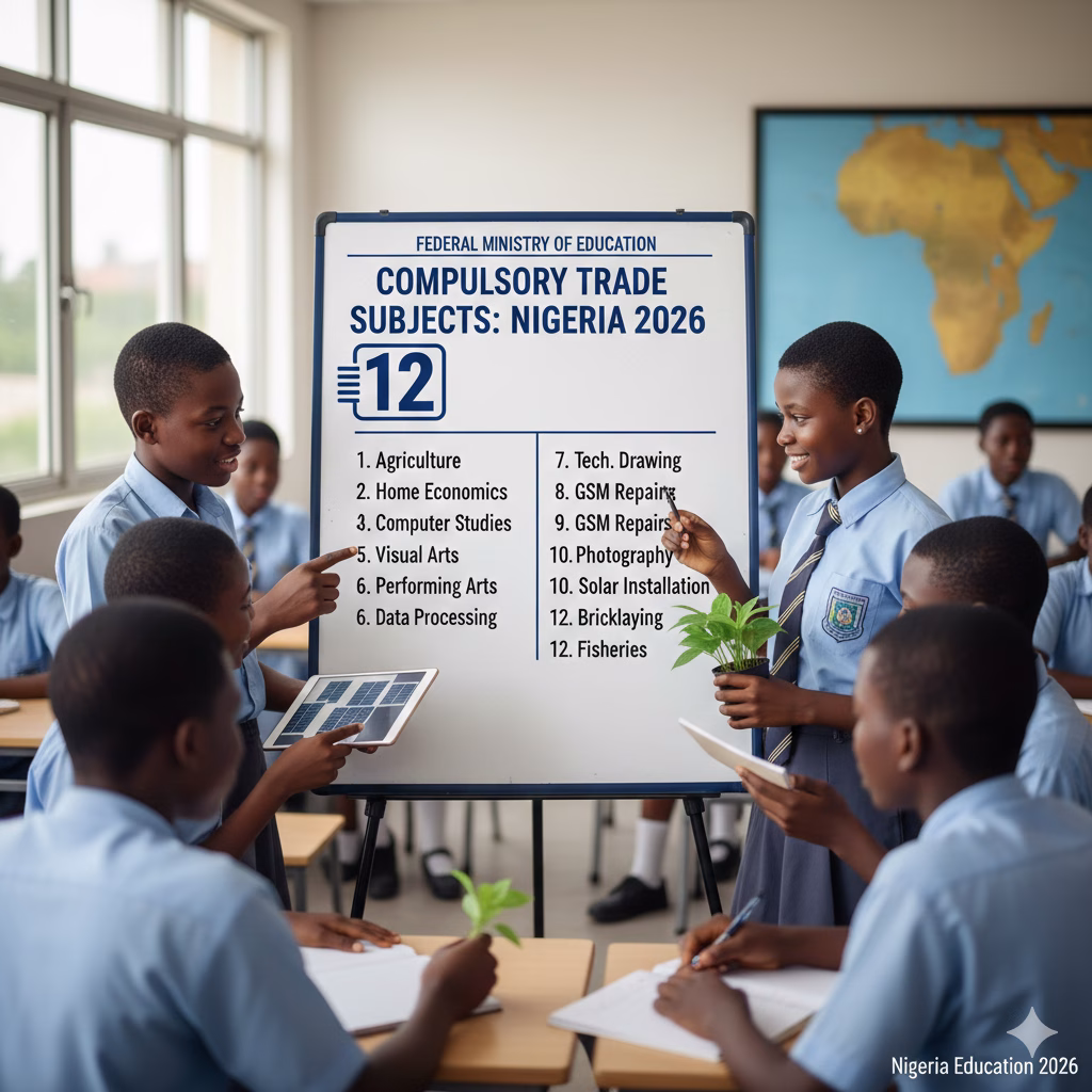 List of 12 compulsory trade subjects in Nigeria