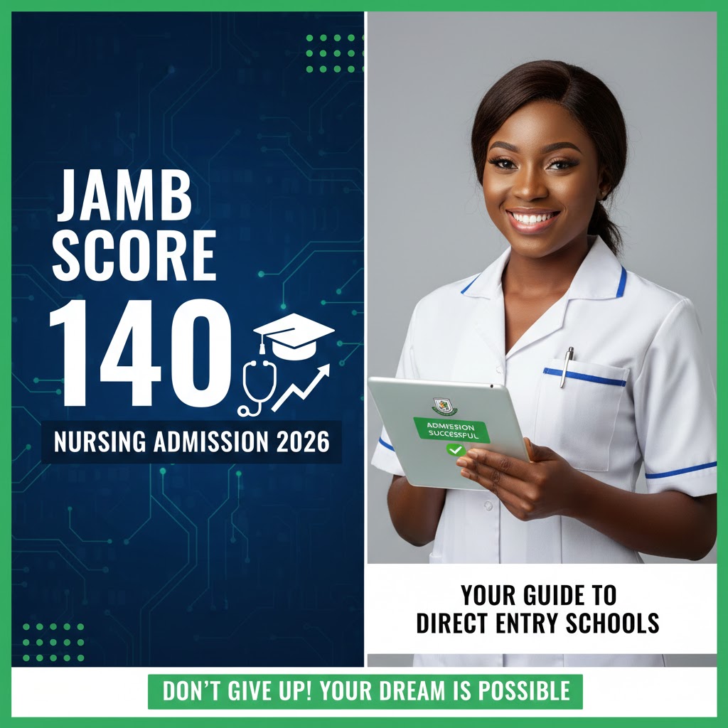 Universities That Accept 140 JAMB Score for Nursing in 2026