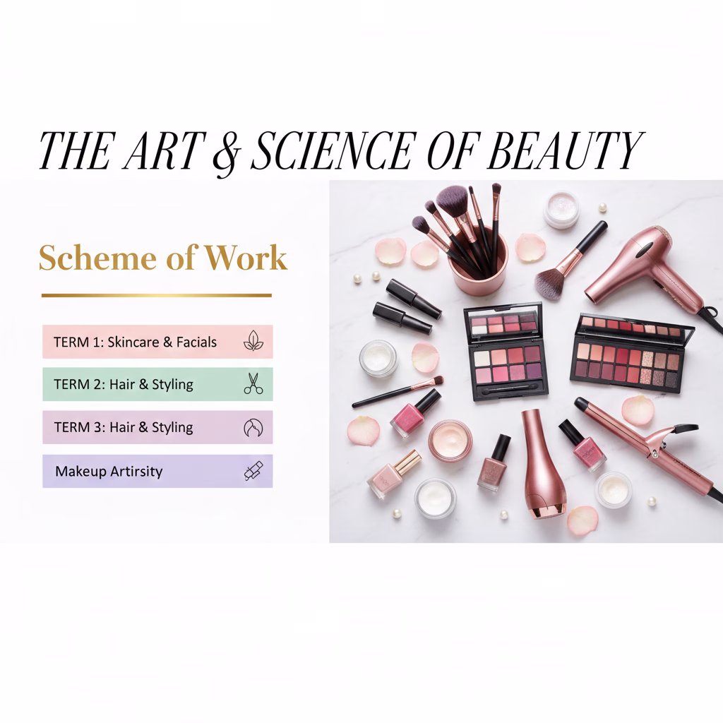 beauty and cosmetology scheme of work
