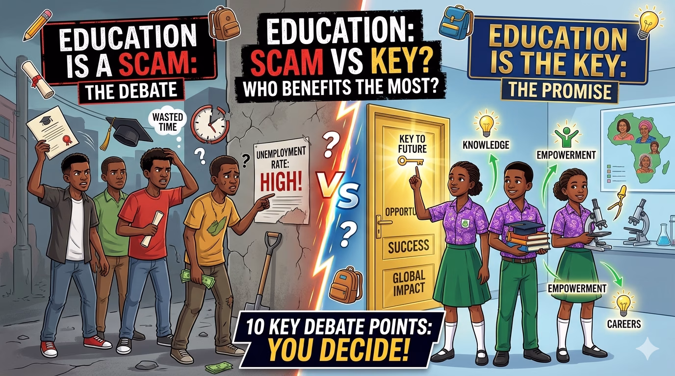 Education is a Scam vs Education is the Key