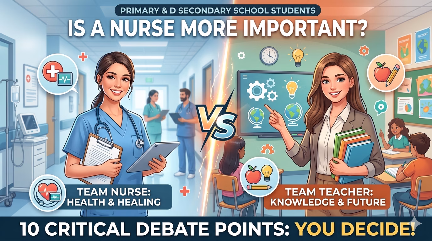 Is a Nurse More Important Than a Teacher